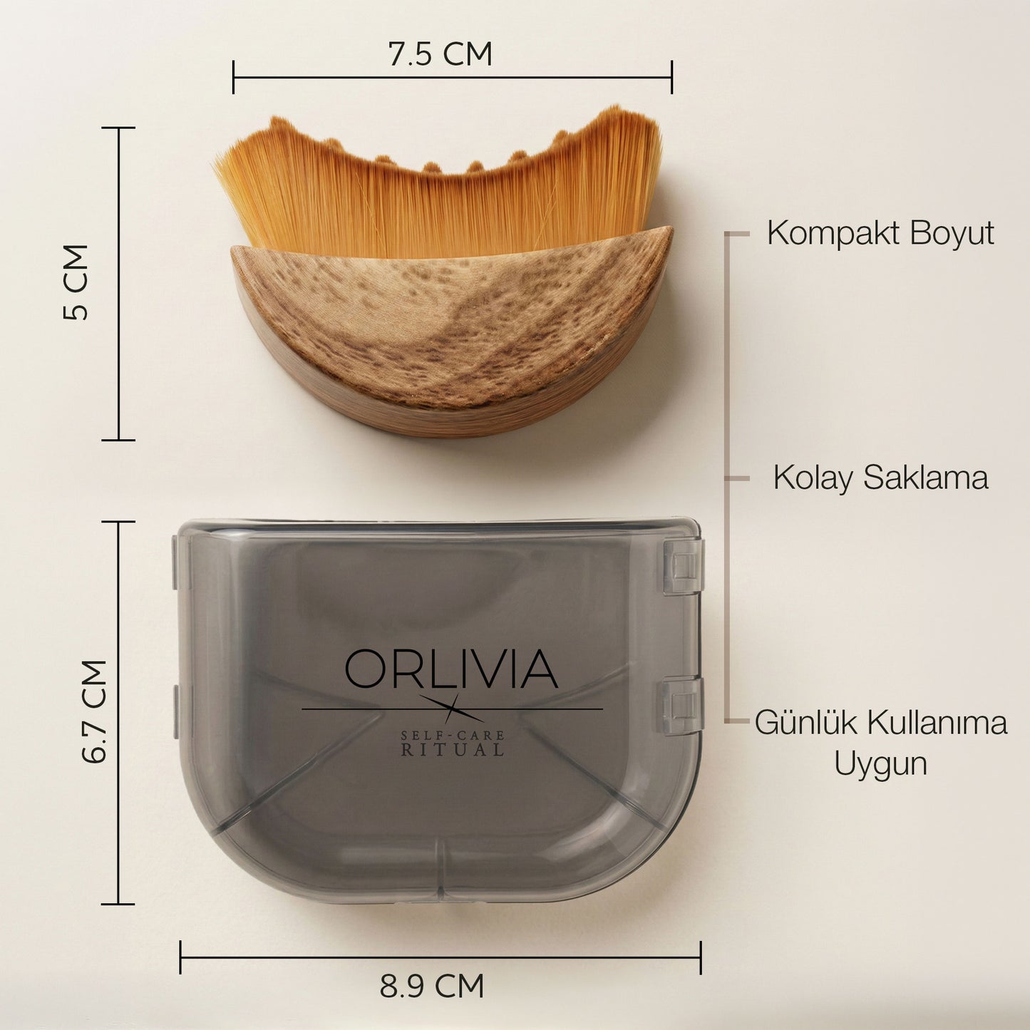 ORLIVIA Sculpté™ Lenfatik Drenaj Masaj Fırçası