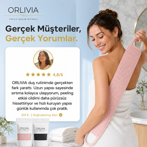 ORLIVIA Peeling Antibakteriel Duş Lifi