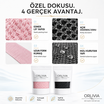 ORLIVIA Peeling Antibakteriel Duş Lifi