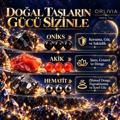 ORLIVIA Nazar Savar Bilekliği | Korunma ve Güç Enerjisi