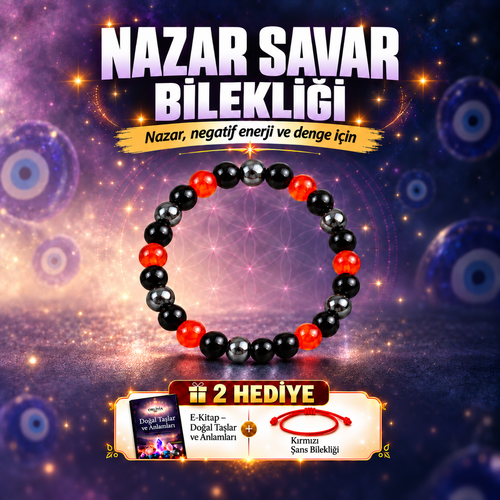 ORLIVIA Nazar Savar Bilekliği | Korunma ve Güç Enerjisi