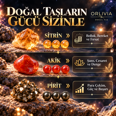 ORLIVIA Para Çekim Bilekliği | Bolluk ve Zenginlik Enerjisi
