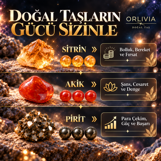 ORLIVIA Para Çekim Bilekliği | Bolluk ve Zenginlik Enerjisi